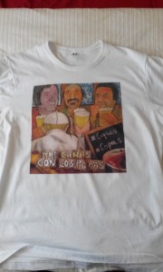 Merchandising cd The cañas con los papas- Copias copas